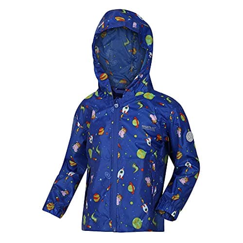 Image of Regatta Kids Peppa Pig Waterproof Pack-It Jacket
