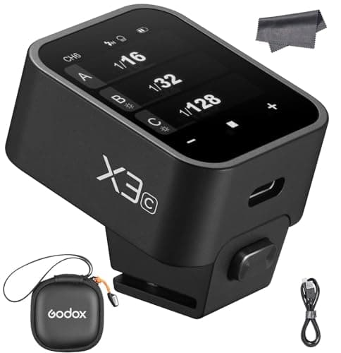 Image of Godox X3-C X3C TTL Wireless Flash Trigger Compatible with Canon Camera, 1/8000s HSS Transmitter with OLED Touchscreen, Autoflash Multiple Flash Modes (X2T-C Xpro-C XProII-C Upgrade Version)