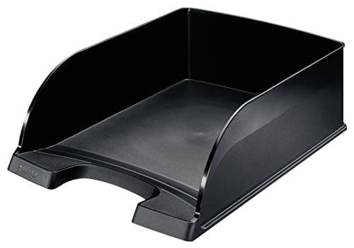 Image of Leitz A4 Letter Tray, Jumbo, Black, Plus Range, 52330095