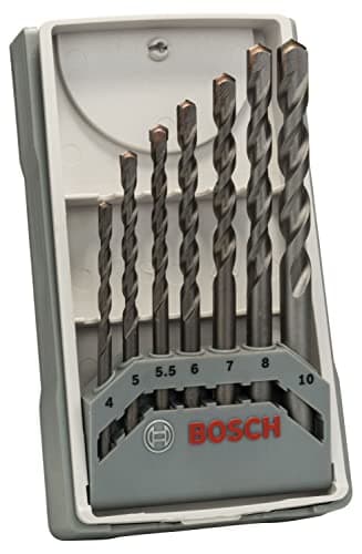 Image of Bosch Professional 7-Piece CYL-3 Drill Bit Set (for Concrete, Ø 4/5/5.5/7/8/10 mm, Accessories Rotary Impact Drills)