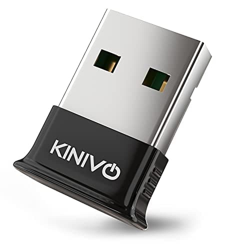 Image of Kinivo USB Bluetooth Adapter for PC BTD400 (Bluetooth 4.0 Dongle Receiver, Low Energy) - Compatible with Windows 11/10/8.1/8, Raspberry Pi, Linux, Laptop & Headphones