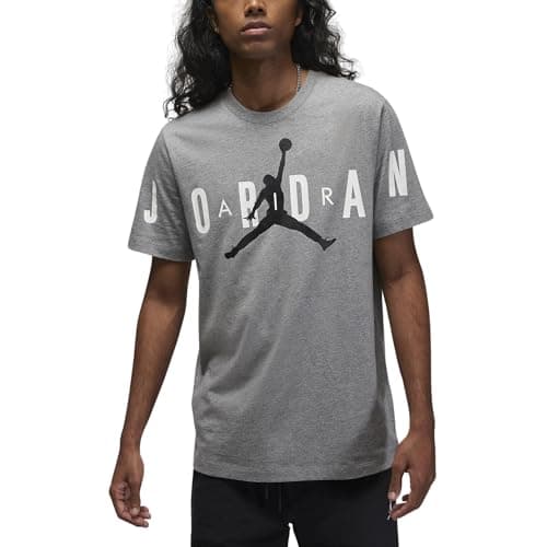 Image of NIKE Jordan Men's Air Stretch T-Shirt Grey, Grey/Black/White, S