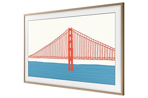 Image of Samsung The Frame 43 Inch (VG-SCFA43TKBXC) in Modern Teak