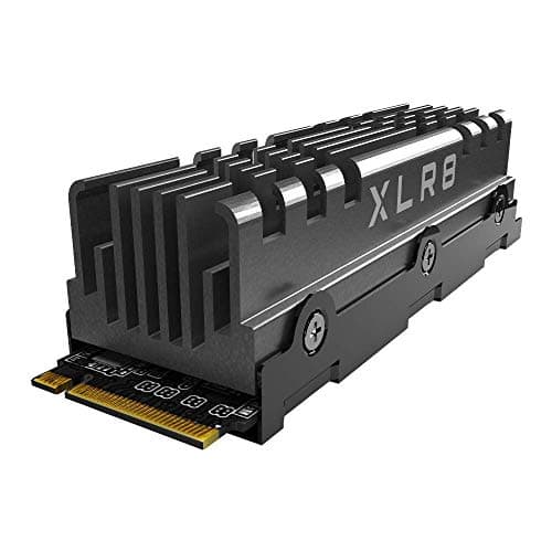 Image of PNY XLR8 CS3040 M.2 NVMe Gen4 x4 Internal Solid State Drive (SSD) with Heatsink 500GB, Read Speed up to 5600 MB/s, Write Speed up to 2600 MB/s