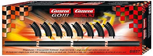 Image of Carrera Single Lane Curves/Straights Extension Set GO!!!