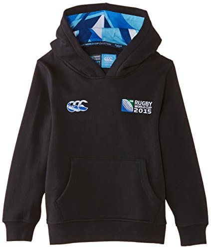 Image of Canterbury Boy's Rugby World Cup Endurance Pullover Hoody - Black, Size 6