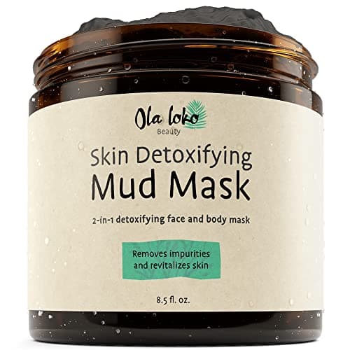 Image of Mud Mask for Face and Body - Detox Face Mask Skincare, Exfoliating Face Mask - Deeply Cleans And Purify Pores For Clear And Glowing Skin, Deep Cleaning Face Mask, Brightening Face Mask, Face Pack