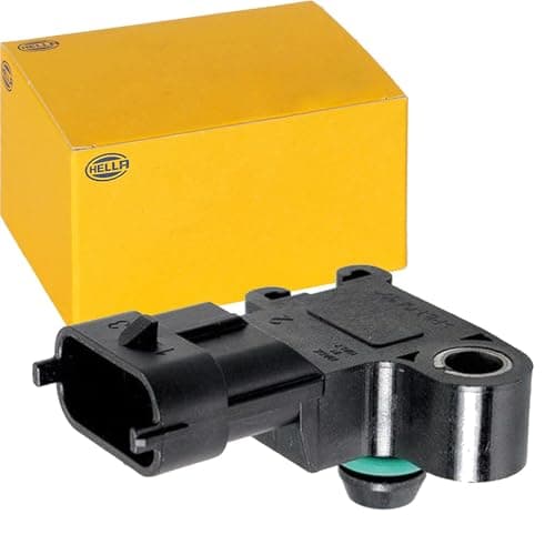 Image of HELLA 6PP 013 112-081 Sensor, intake manifold pressure - 3-pin connector