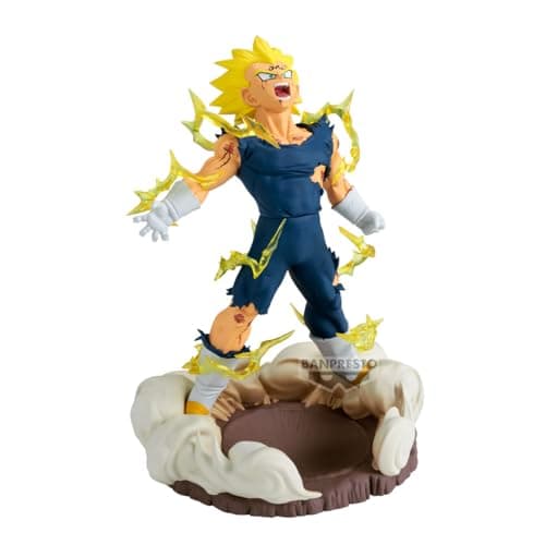 Image of BANPRESTO Majin Vegeta Dragon Ball Z Action Figure - History Box 14cm - Multicolor BP29199P - Collectible Figure - Optimal for Anime Fans