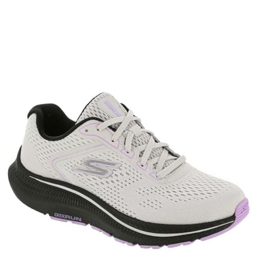 Image of Skechers Women's Go Run Consistent 2.0 Mile Sneaker, Light Gray/Black, 9