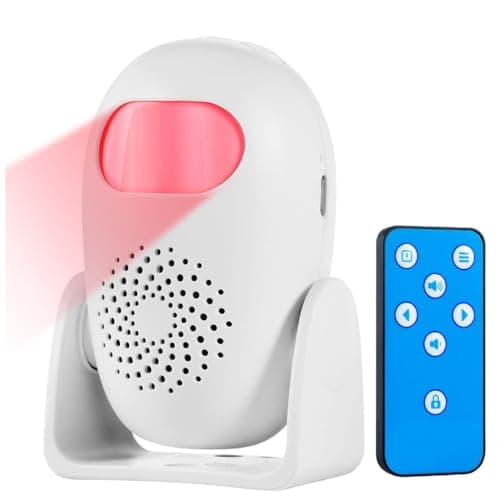 Image of Motion Sensor Alarm with Remote Control Wireless Infrared Home Burglar Security System PIR Indoor Motion Detector for Garage/Shed/Home Security