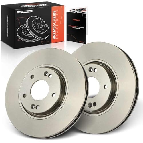 Image of Frankberg Brake Disc Set incl. 2x Discs Front Vented Ø300mm Compatible with i30 Coupe i30 GD Cee'D Sportswagon JD Cerato Koup YD Replace# 517122L500