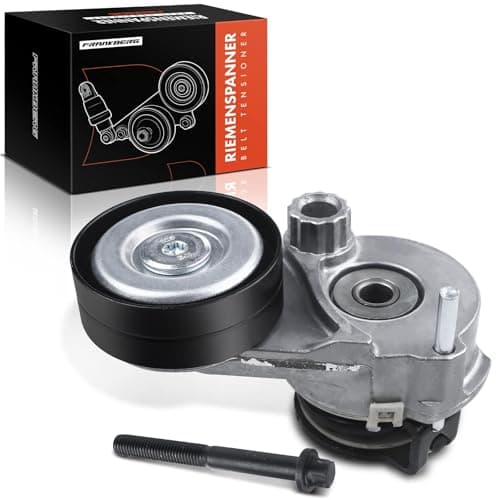 Image of Frankberg Belt Tensioner Belt Pulley Tensioner Compatible with Astra G/H/J Vectra C Zafira B Aveo Cruze Stilo 9-5 1.4L 1.6L 1.8L Petrol 2004-2019 55556090