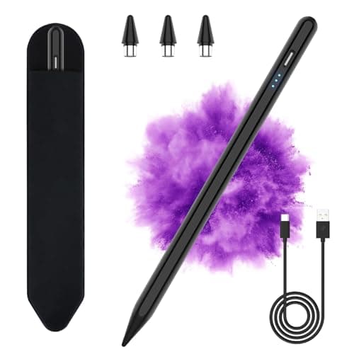 Image of Tablet Pen, Stylus Pen for Samsung/Huawei/Lenovo/Mi/Android, P en with High Precision and Tilt Sensitivity (Black)