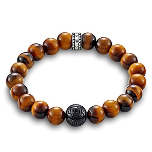 Image of Thomas Sabo Bracelet Brown 925 Sterling Silver A1408-806-2-L19