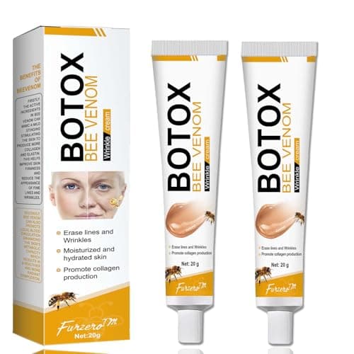 Image of 2PCS Bee Venom Wrinkle Removal Cream, Bee Venom Anti - Wrinkle Cream, Anti - Wrinkle Moisturiser for Face and Neck, Anti - Aging Bee Venom Cream for All Skin Type