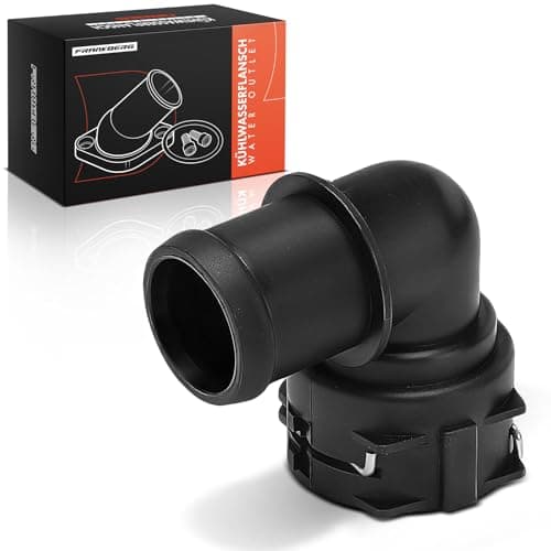 Image of Frankberg Heater Manifold Pipe Water Coolant Flange Diesel Compatible with Golf VI 5K1 T.o.u.r.a.n 1T3 P.a.s.s.a.t 362 J.e.t.t.a III 1K2 Replace# 1K0122291BM