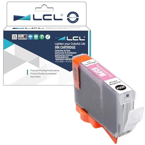 Image of LCL Compatible Ink Cartridge CLI65 CLI-65 PM CLI-65PM (1-PACK Photo Magenta) Replacement for Canon PIXMA PRO-200