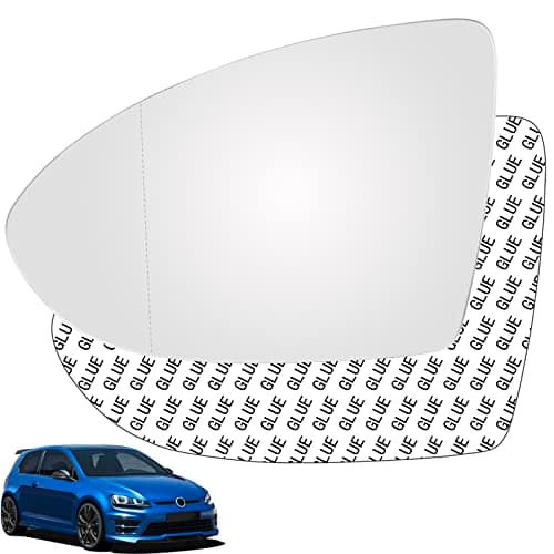 Image of AUTOXBERT Fit For VW Golf MK7/MK7.5 2012-2021 Wing Mirror Glass Left Side Convex Anti Blind