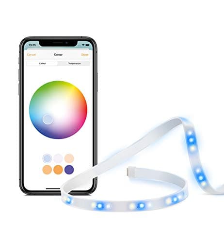 Image of Eve Light Strip (UK-Version) - Smart LED Light Strip, Full-Spectrum White and Color, 1800 lumens, no Bridge Necessary, Adaptive Lighting (Apple HomeKit)