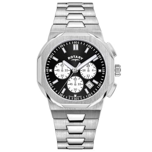 Image of Rotary Regent Chrono Men's Black Watch GB05450/65