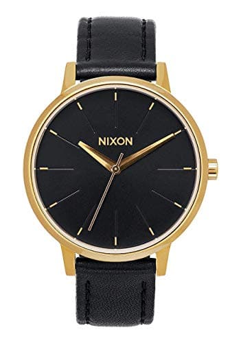 Image of NIXON Kensington Leather A108 - Silver/Artifact - 50m Water Resistant Women's Analog Classic Watch (37mm Watch Face, 16mm Leather Band)