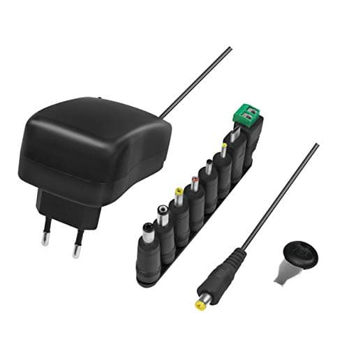 Image of LogiLink PA0198 - Universal power supply (34W) with USB port and 8 different adapters, short circuit, overvoltage, overheating and overcurrent protection