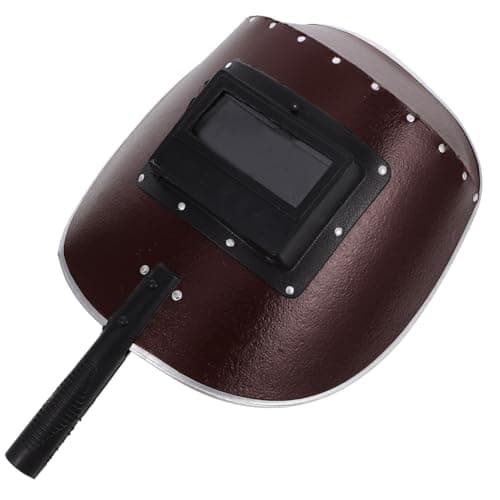 Image of HOMSFOU Handheld Welding Shield Mask Durable Portable Welder Protective Cover for Welding Cutting Grinding Lightweight Design with Comfortable Padding for Extended Use