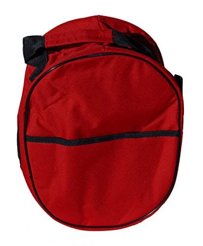 Image of Rhinegold ESSENTIAL HORSE RIDING RED HAT BAG – Durable Cordura Nylon, Full Zip, Strengthened Handles, Spacious Storage for Equestrian Gear