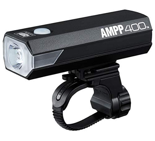 Image of CatEye Ampp 500 USB Front Cycling Light - Black, 500 Lumens/Rechargeable Battery Bright LED Headlight Head Lamp Bicycle Cycle Mountain Road Winter Dark Night Safety Trail Bike Ride Commute Torch