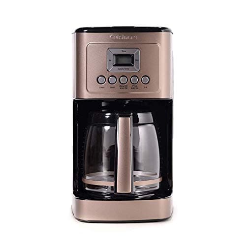 Image of Cuisinart Coffee Maker, 14-Cup Glass Carafe, Fully Automatic for Brew Strength Control & 1-4 Cup Setting, Stainless Steel, DCC-3200UMB, Umber