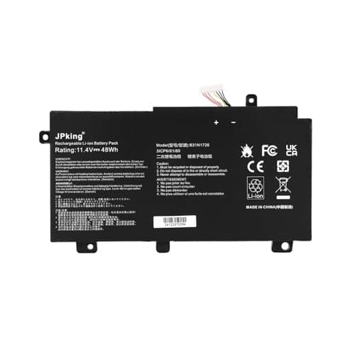 Image of JPking B31N1726 Laptop Battery for ASUS FX80 FX80G FX80GD FX80GE FX80GM FX86 FX86FE FX86FM TUF Gaming FX504 FX504GD FX504GE FX504GM FX505DY FX505GE FX505GD FX505GM FX505GM FX505GE 5GT GT A15 FA506