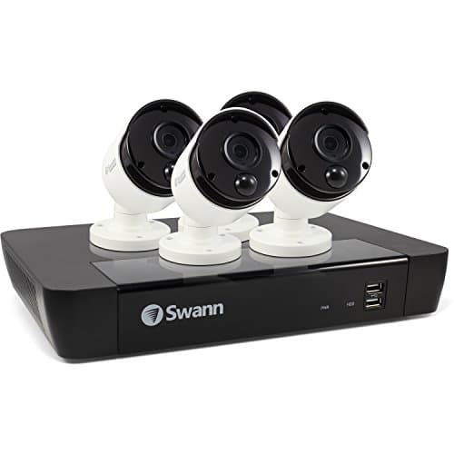 Image of Swann CCTV System - 8 Channel 5MP NVR with 4 x 5MP Thermal Sensing Cameras & 2TB HDD