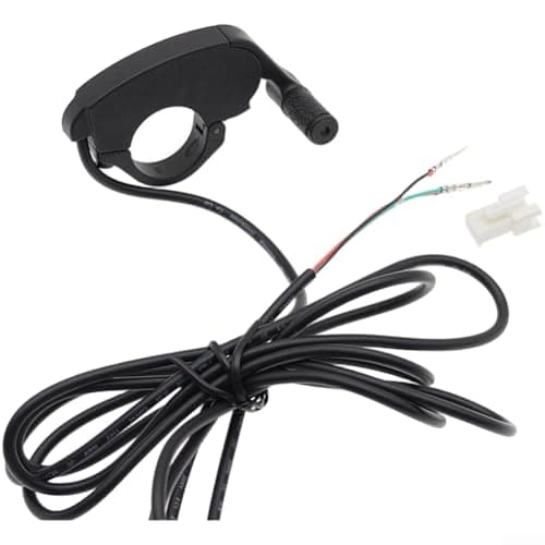 Image of Right Hand Thumb Throttle Speed Controller for Electric Bike Scooter | Forward Push Accelerator with 3-Wire Connection | 22mm Handlebar Grip Switch(A)