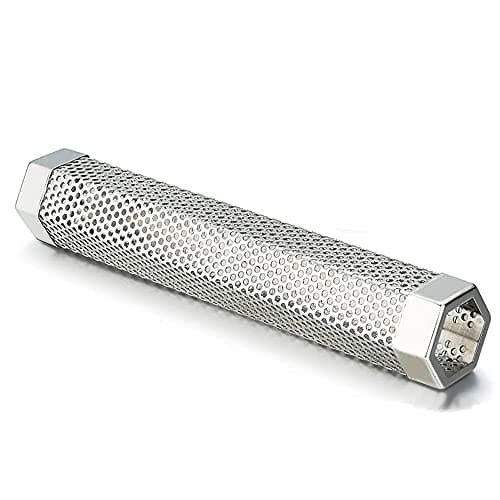 Image of MQPALZKD Stainless Steel Cold Smoke Box BBQ Grill Accessories Wooden Chips Smoker Mesh Generator Outdoor