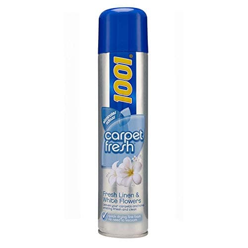 Image of 1001 Carpet Fresh Blends Fresh Citrus (Pack of 2) Notes to Eliminate All Types of Hidden Smells, Without The Need to Vacuum.300ML (Fresh Linen & White Flower)