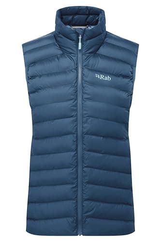 Image of Rab Women's Cirrus Vest - Lightweight Insulated Gilet for Trekking, Climbing, & Everyday Use - Tempest Blue - Medium