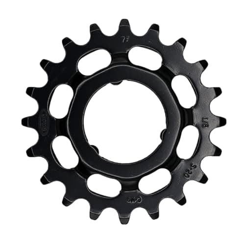 Image of KMC eBike Rear Sprocket, Compatible with Shimano Steps, Black, 1/2" x 1/8"" (Wide), 20t