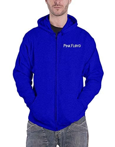 Image of Rock Off Pink Floyd 'Metal Heads Close Up' (Blue) Zip Up Hoodie (xx-large)