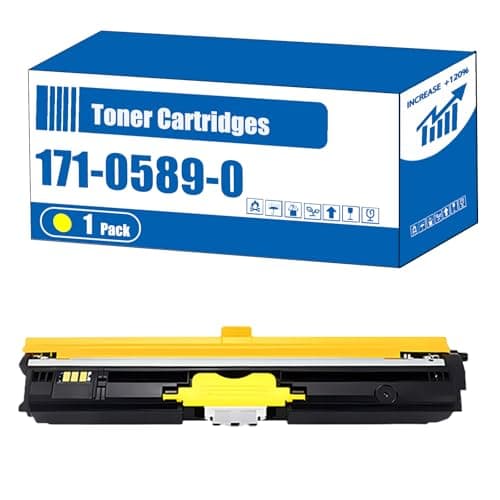 Image of Compatible for Konica Minolta 171-0589-004 Toner Cartridges 2400DL 2400W 2430 2430DL 2450 Printers, High Yield 5500 Pages, Accurate Imaging Rich Colors (1 Pack Yellow)