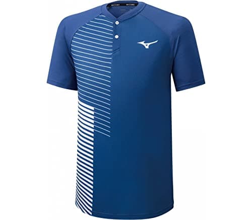 Image of Mizuno Shadow Polo, Unisex Adult, unisex_adult, Polo, K2GA0012, True Blue, M