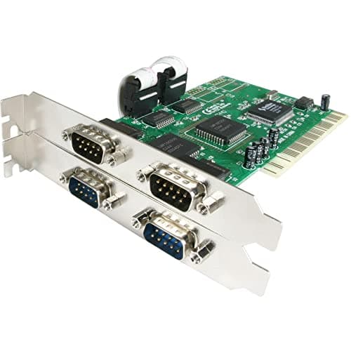 Image of StarTech.com 4-Port PCI Serial Card with 16550 UART - PCI RS232 Serial Adapter Card (PCI4S550N)