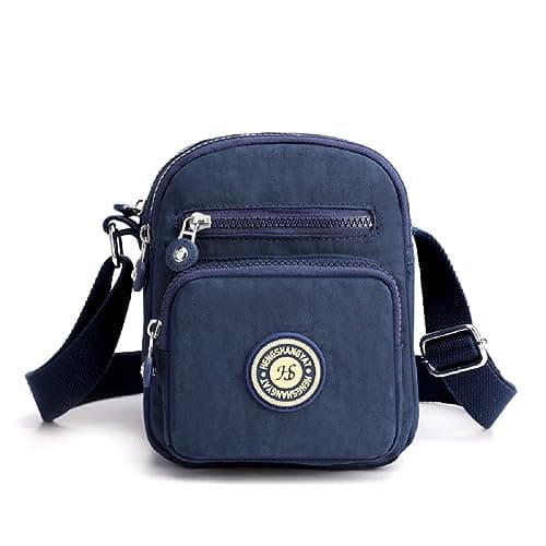 Image of SHEBUYLLI Cross Body Bag Women, Women's Cross-Body Bags Small Handbags Shoulder Bags With Adjustable Wide Strap Crossbody Bags Purses For Women Phone Bag Pouch Satchel Bag Wallet (Blue)