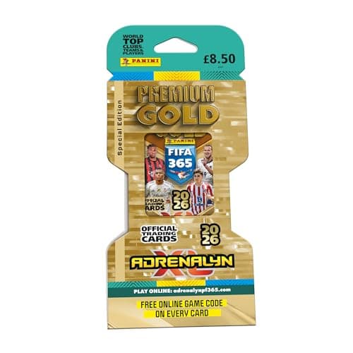 Image of Panini FIFA 365 Adrenalyn XL Trading Cards - Premium Gold Multiset