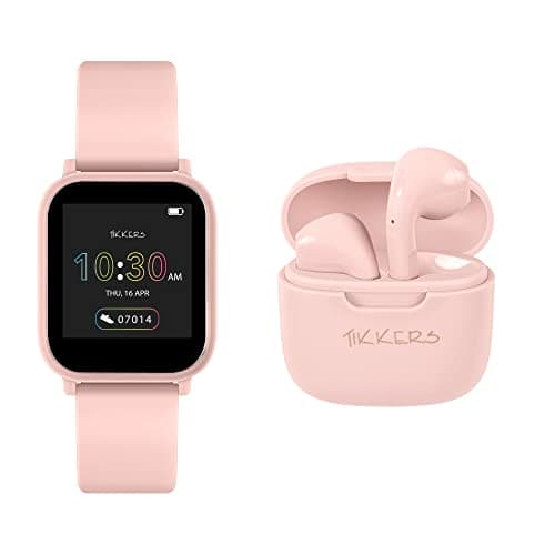 Image of Tikkers Teen Series 10 Nude Smart Watch and Earbuds Set