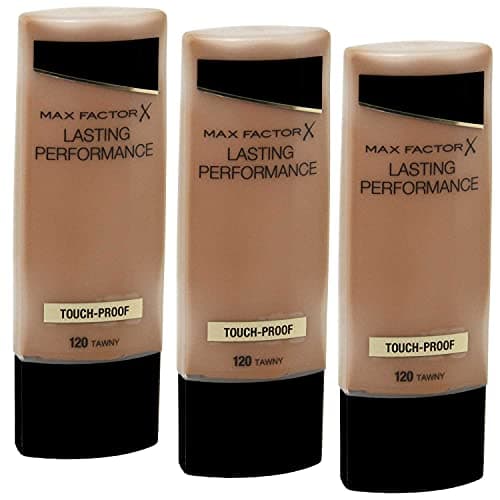 Image of 3 x Max Factor Lasting Performance Touch Proof Foundation 35ml - 120 Tawny