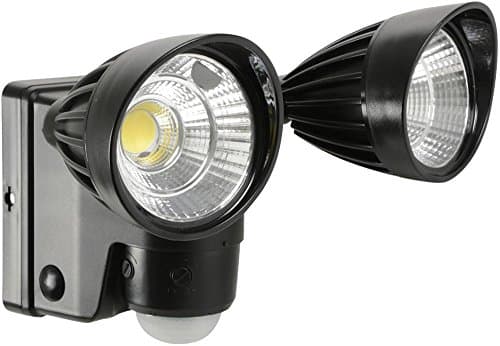 Image of Lyyt Battery Powered Twin Motion Sensor LED Floodlight Battery Operated