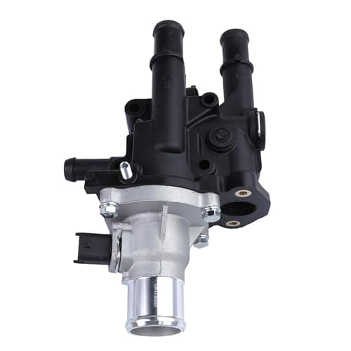 Image of YAOPEI Thermostat Housing Sensor for Vauxhall Astra 1.6L 1.8L Insignia Meriva Signum Vectra C Zafira Aveo Cruze Orlando Trax 96984104 Car Engine Coolant Thermostat Assembly with Housing + Sensor