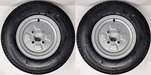 Image of BITS4REASONS STARCO S-255 PREMIUM 10 INCH 145/80B10 TRAILER WHEELS & TYRES 100MM PCD 1 PAIR