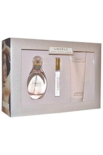 Image of Lovely For Women By Sarah Jessica Parker 3 Piece Perfume Body Lotion Gift Set